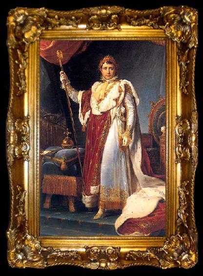 framed  Francois Pascal Simon Gerard Napoleon Ier en costume du Sacre, ta009-2